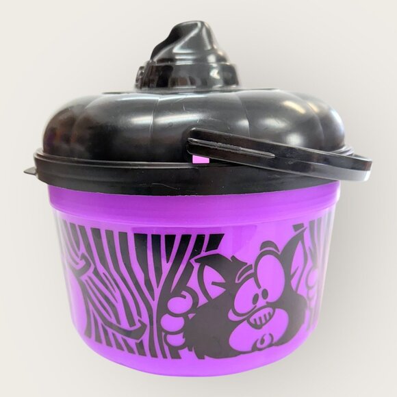 Vintage 1993 McDonalds Happy Meal Witch Boo Bucket Cat Cookie Cutter Complete A - Picture 4 of 7